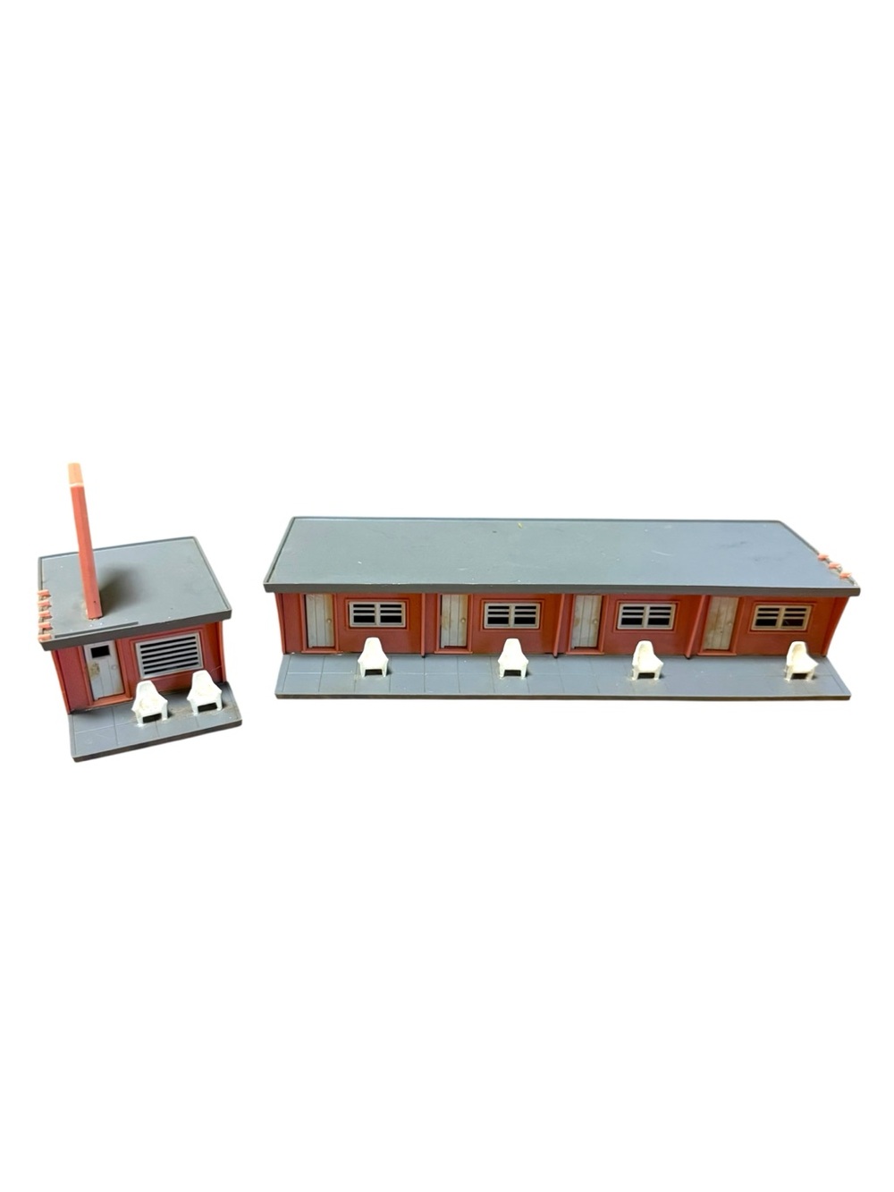 Bachmann Plasticville HO Siesta Motel & Office Pink Vintage